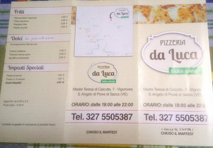 Pizzeria da Luca take away