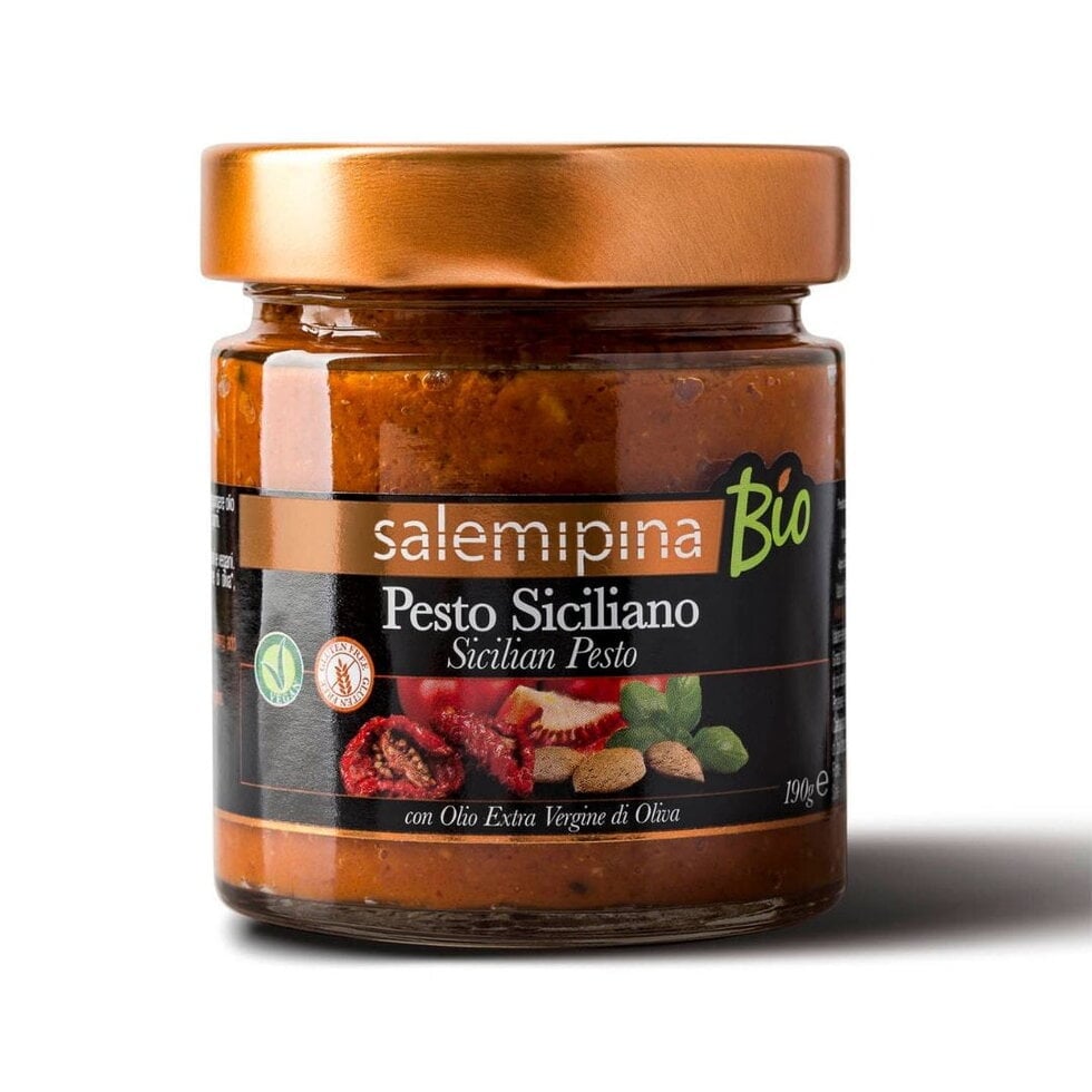 Pesto Rosso Siciliano BIO 90g - 12 pezzi - SalemiPina