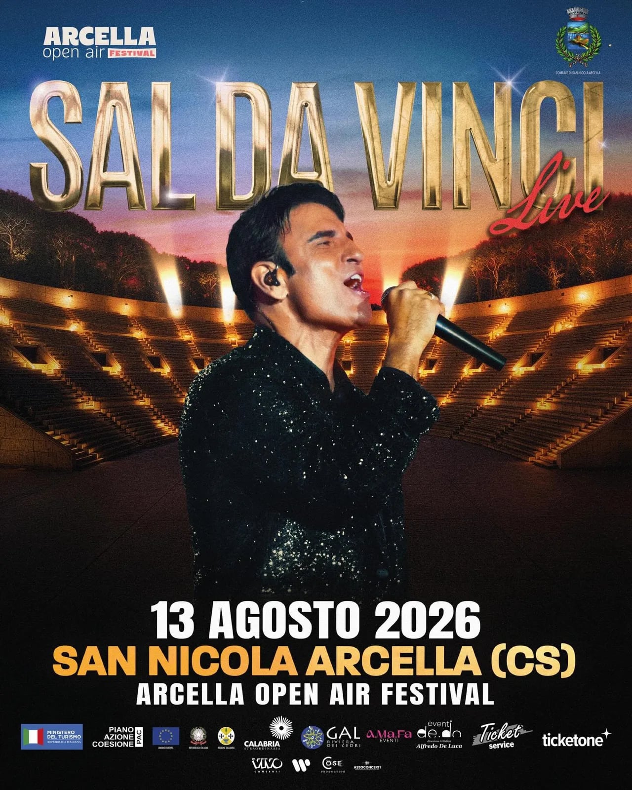 Arcella Open Air Festival 2026 - Sal Da Vinci Live