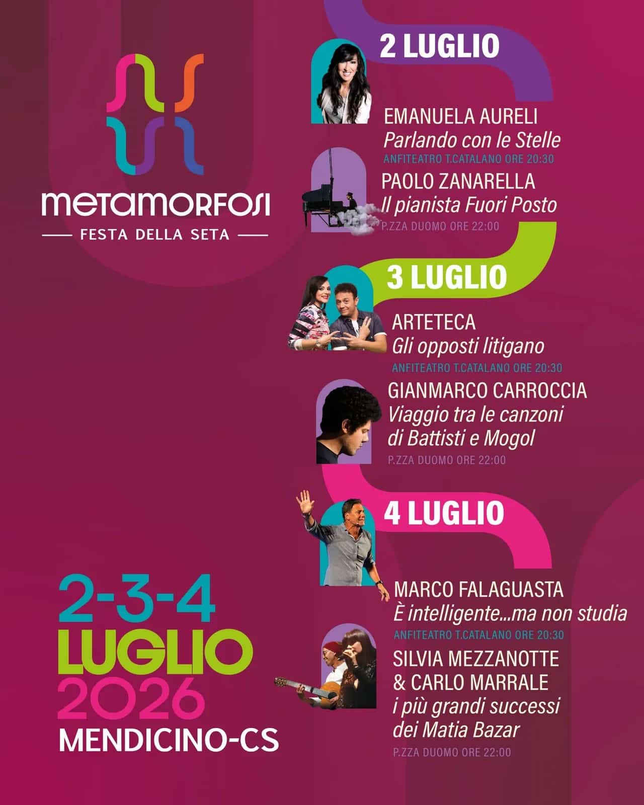 MetamoRFOSI Festa della Seta 2026 - 3 luglio