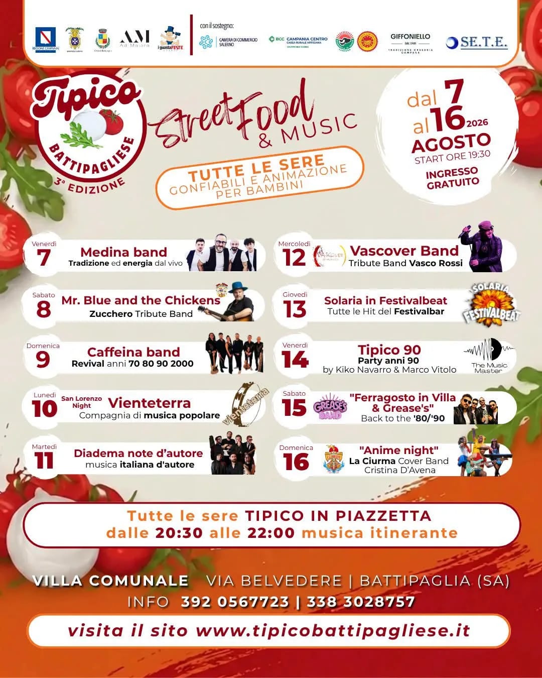 3ª Tipico Battipagliese Street Food & Music 2026