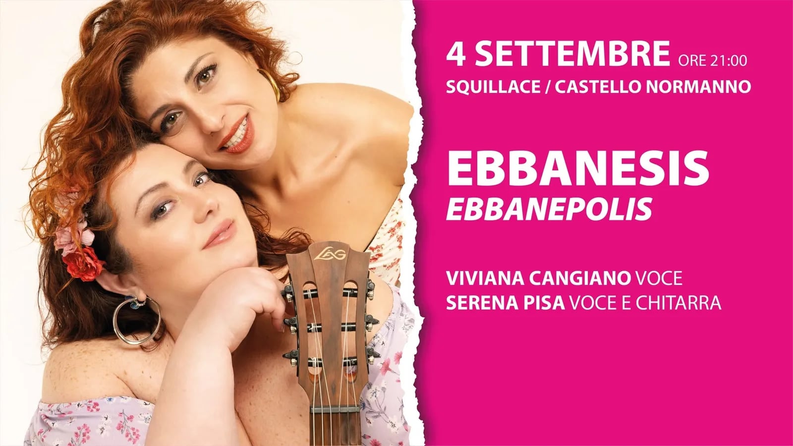 Locandina Concerto Ebbanesis Ebbanepolis 2026 a Squillace (Catanzaro)