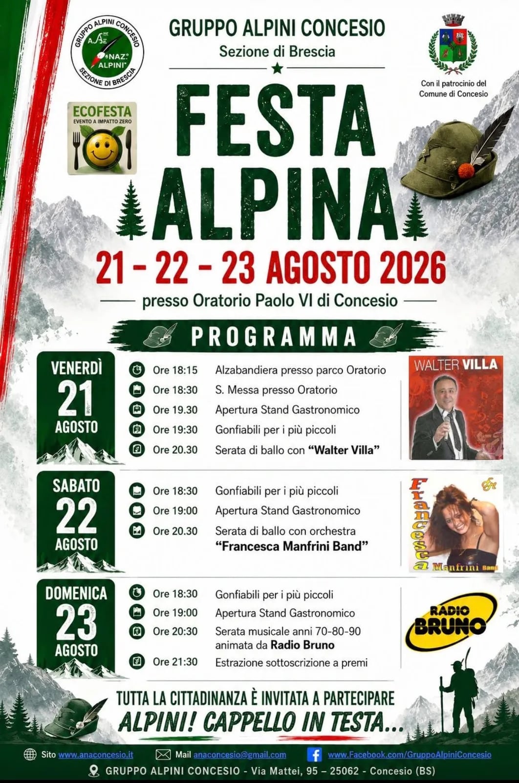 Estrazione sottoscrizione a premi — Festa Alpina 2026