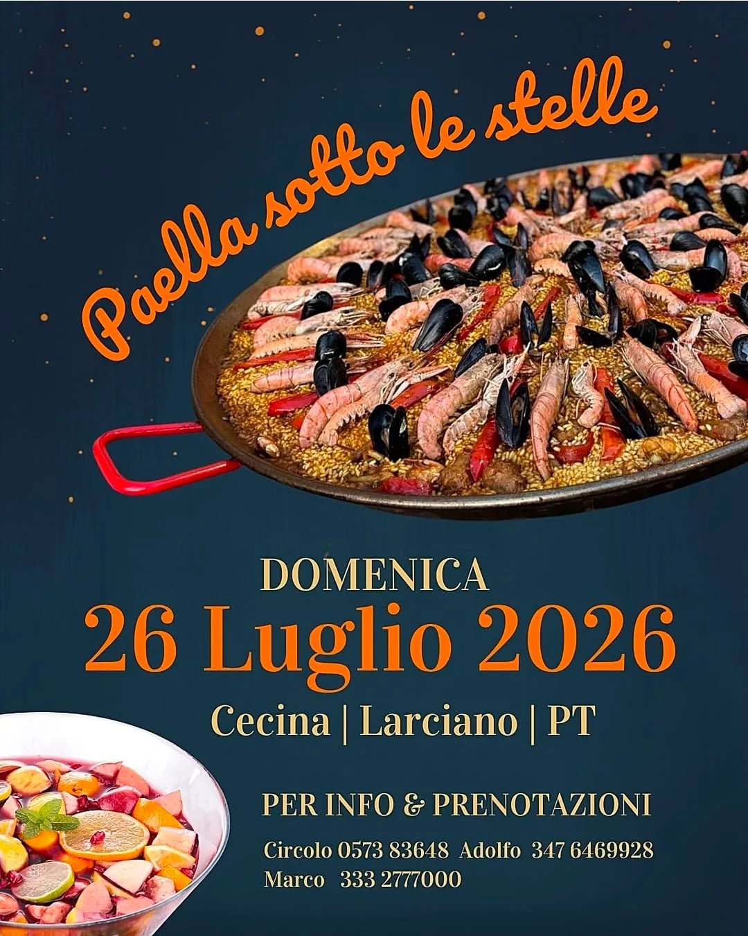 Paella sotto le stelle 2026