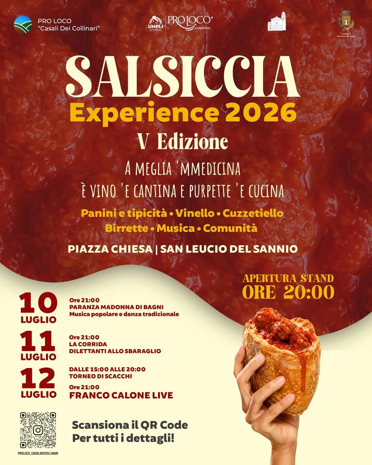 V Edizione Salsiccia Experience 2026