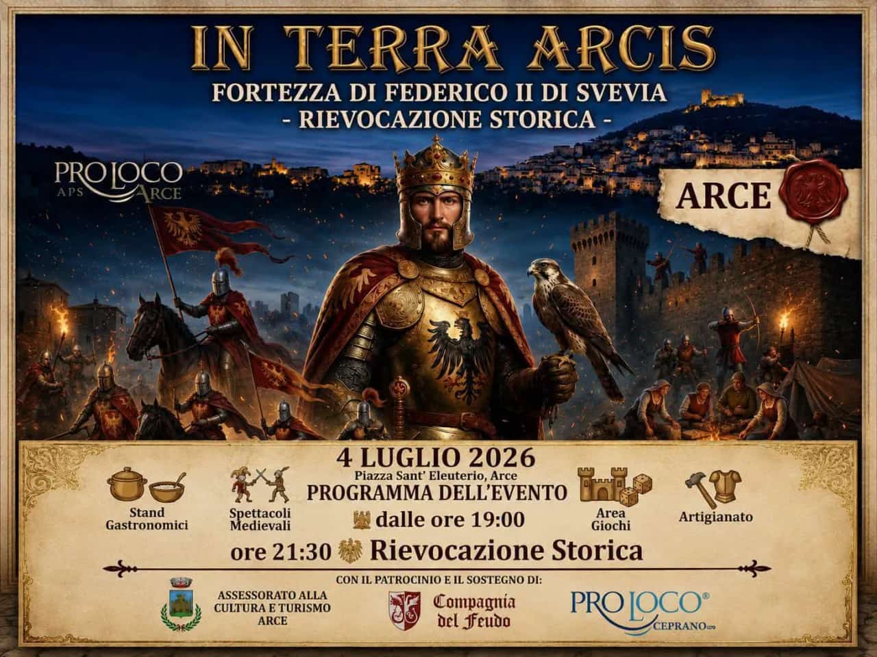 In Terra Arcis Fortezza di Federico II 2026