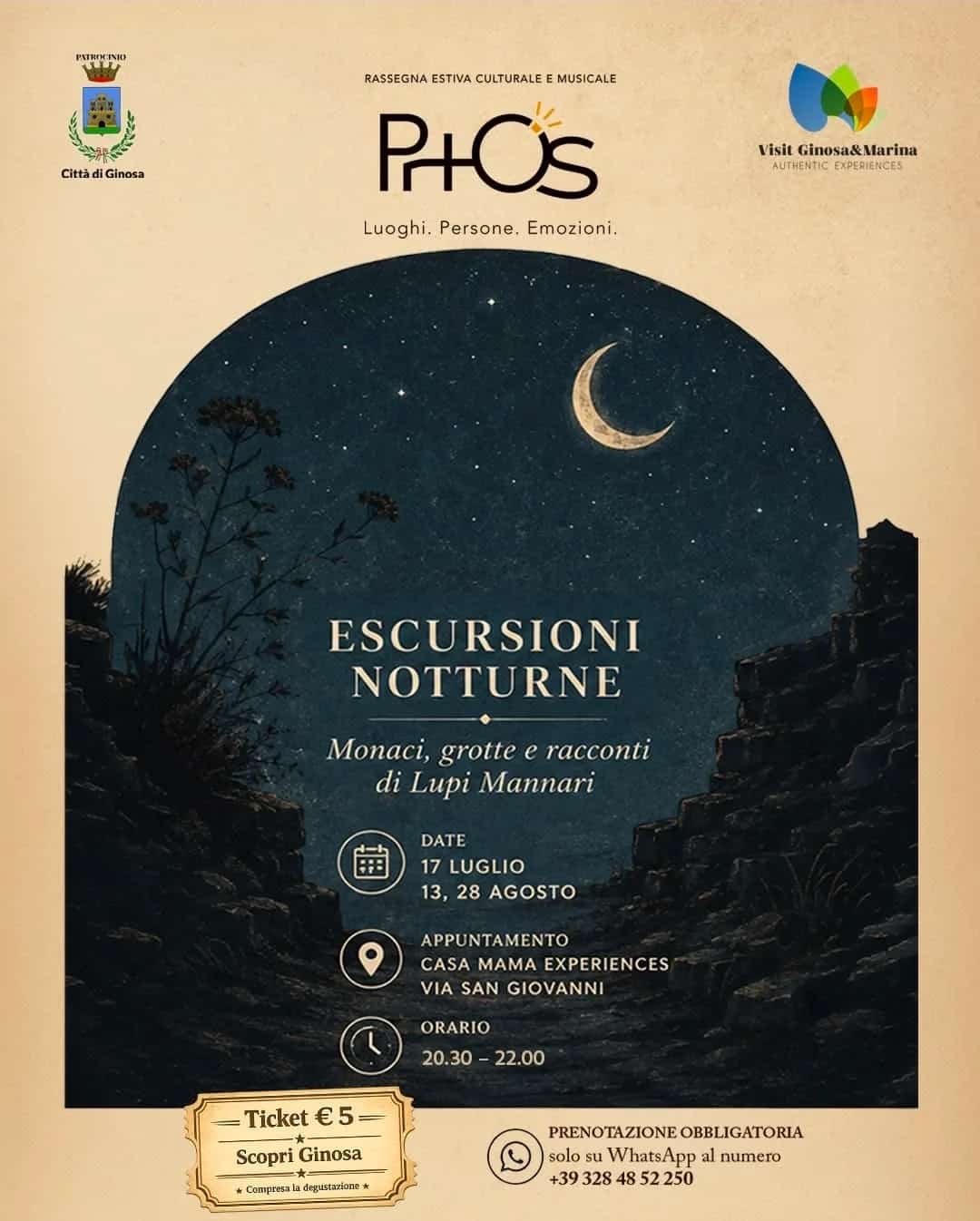 Escursioni Notturne: Monaci e Lupi Mannari 2026