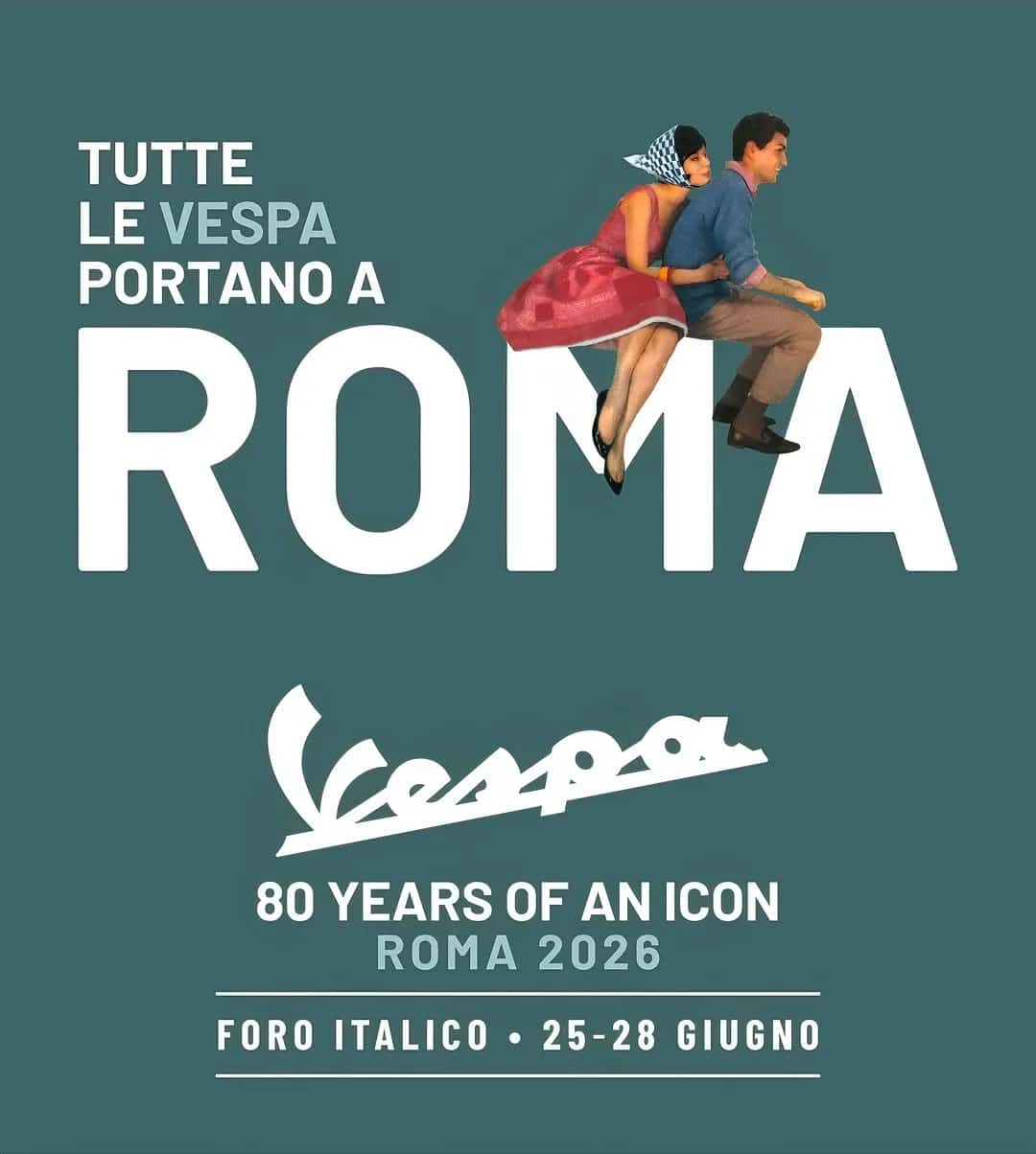 Tutte le Vespa Portano a Roma 2026