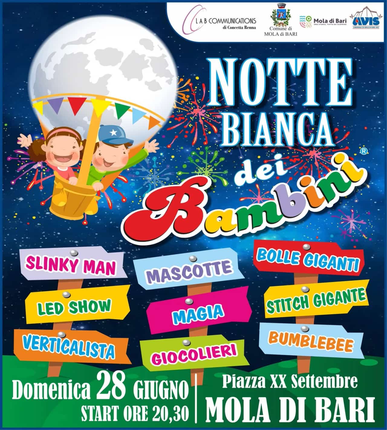 Notte Bianca dei Bambini 2026