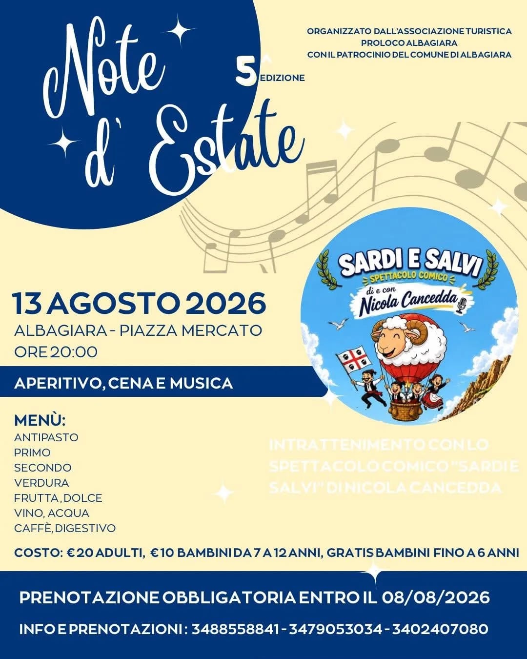 Locandina 5ª Note d'Estate 2026