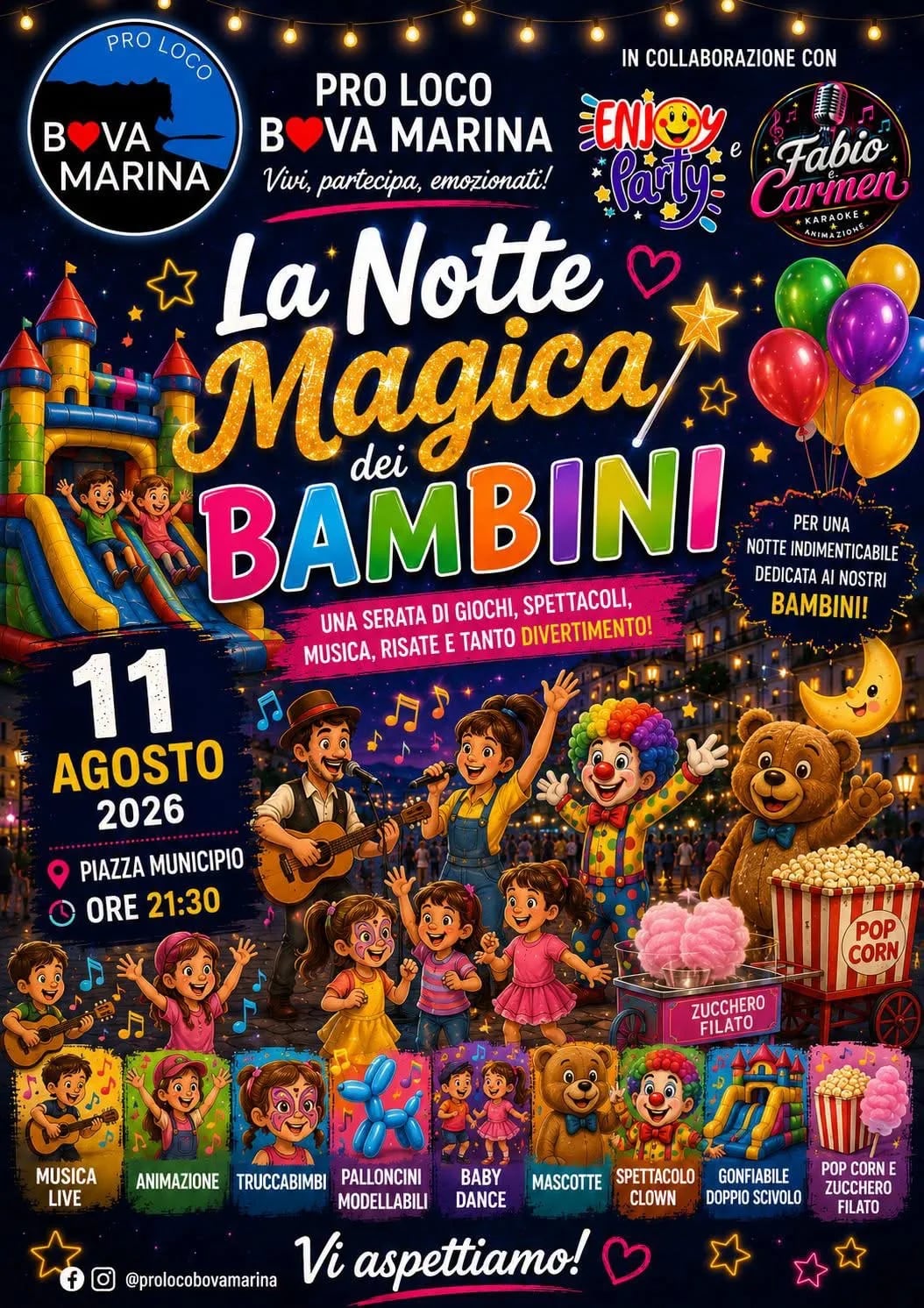 La Notte Magica dei Bambini 2026