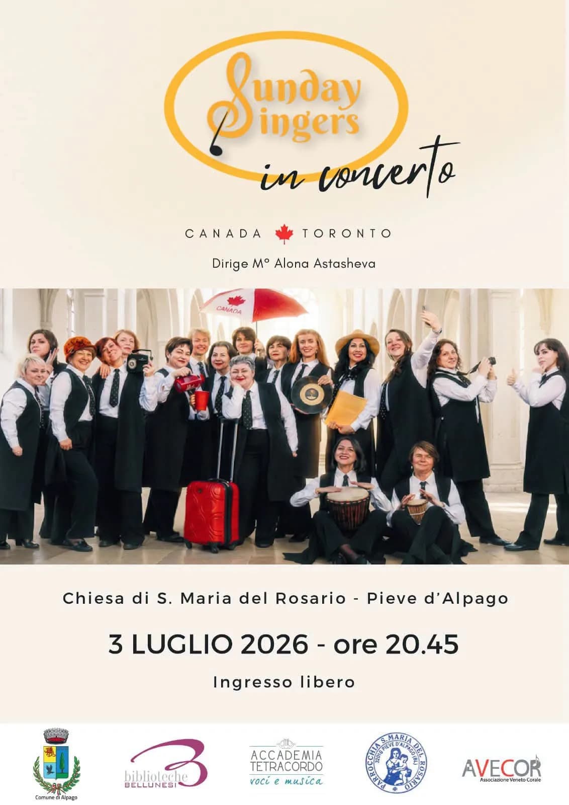 Sunday Singers in Concerto 2026