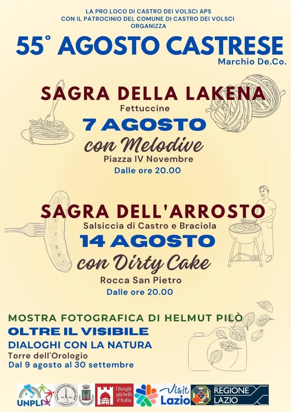 Sagra della Lakena 2026 — 55° Agosto Castrese