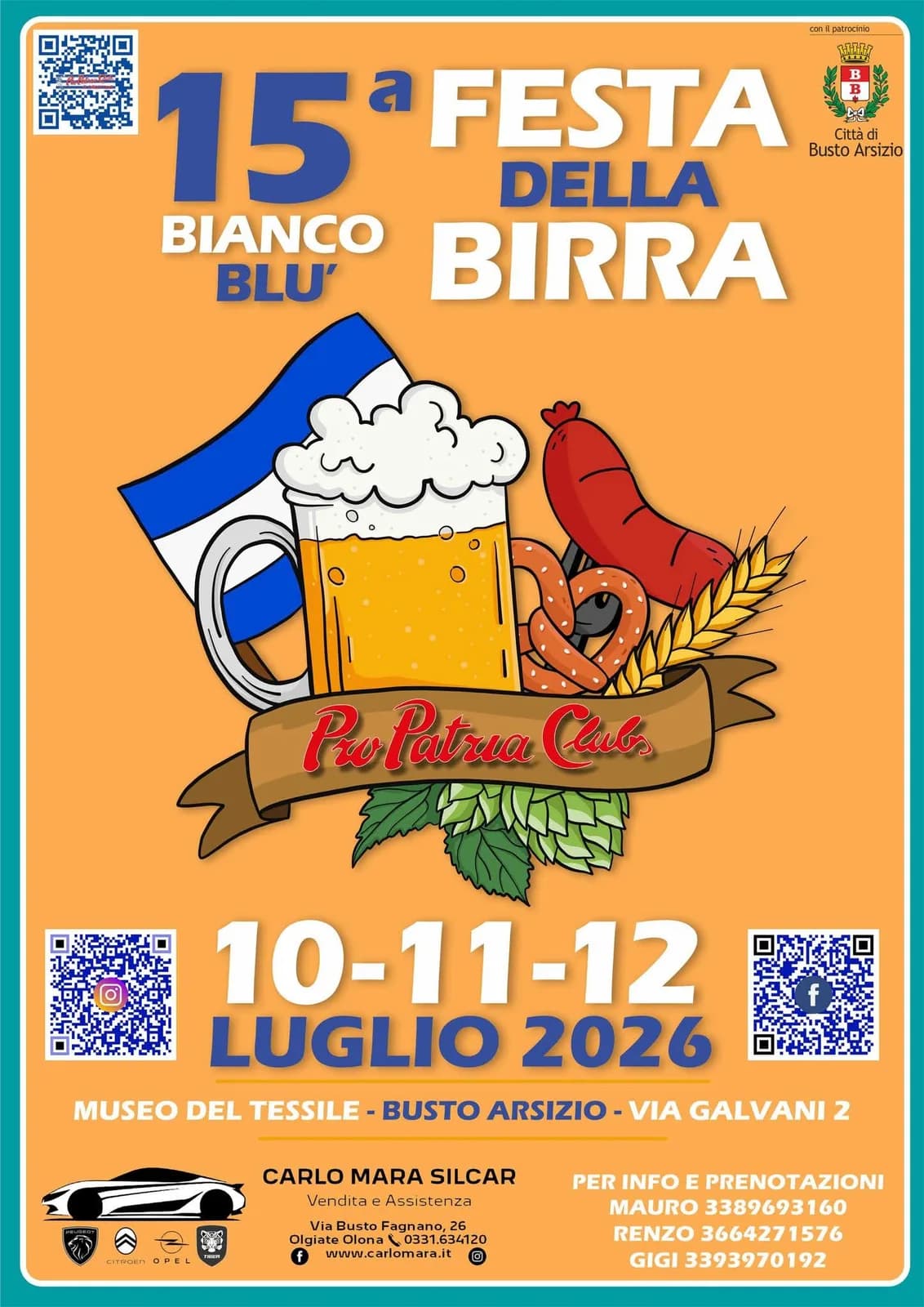 15ª Festa della Birra 2026
