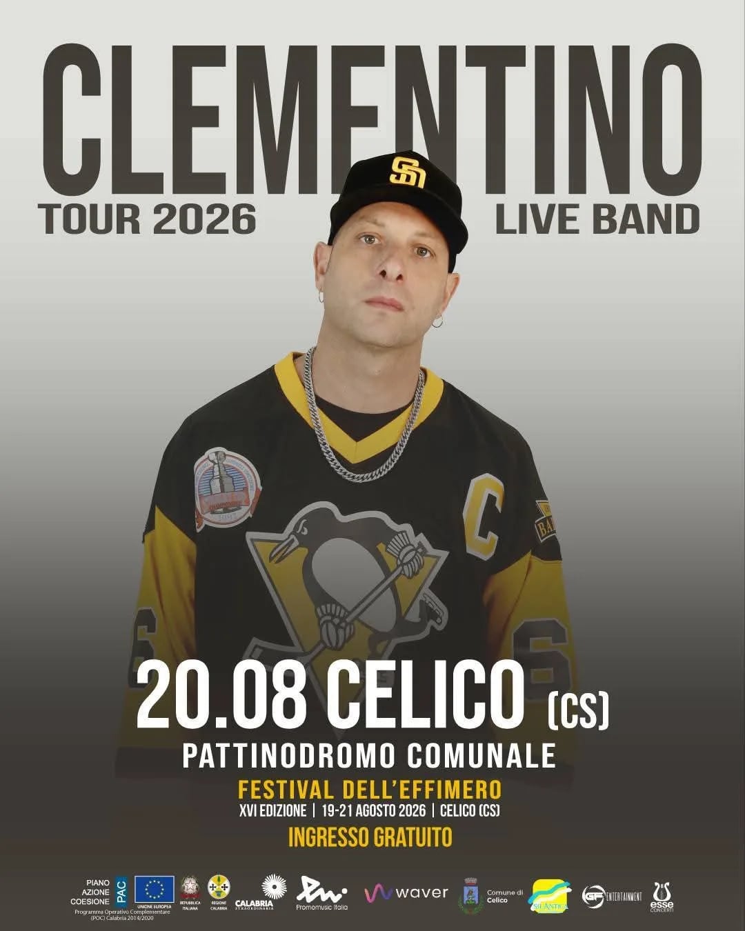 Locandina Festival dell'Effimero XVI Edizione 2026 a Celico (Cosenza)