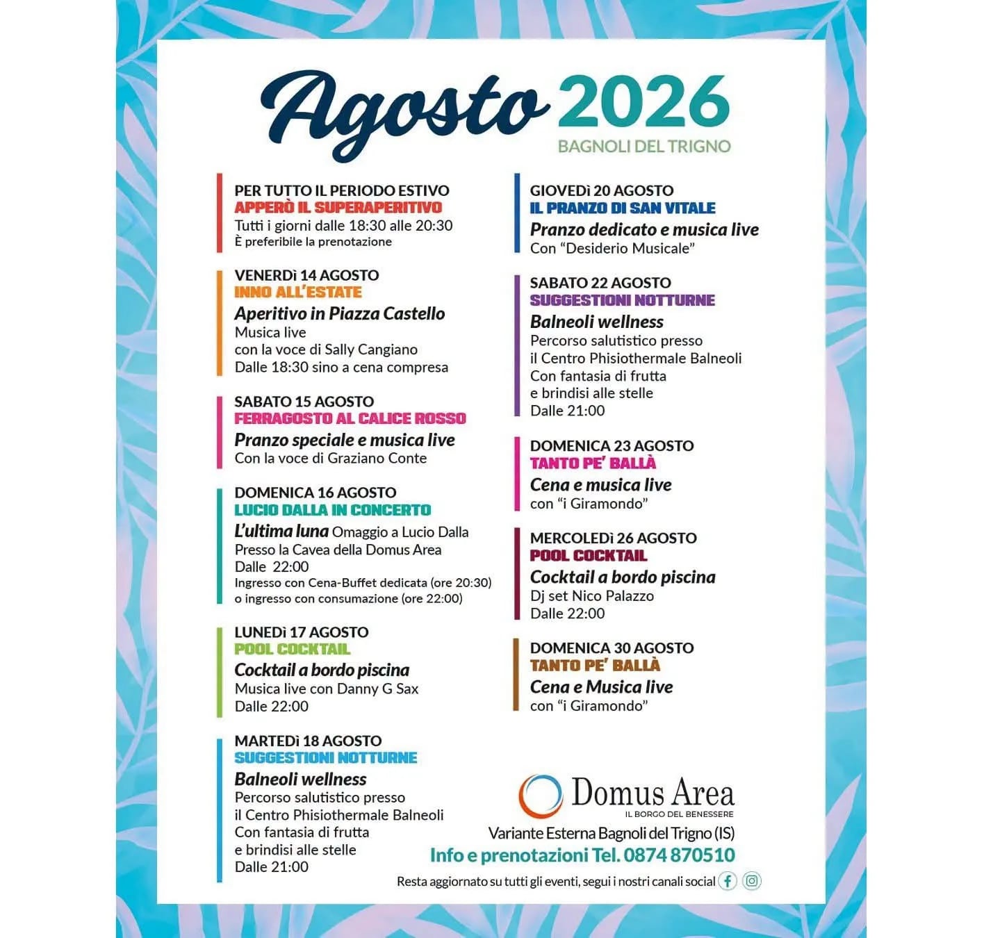 Locandina L'ultima luna — Omaggio a Lucio Dalla 2026 a Bagnoli del Trigno (Isernia)