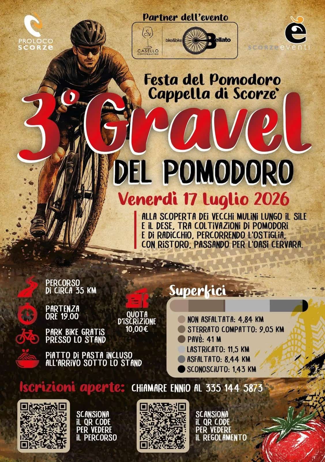 3ª Gravel del Pomodoro 2026