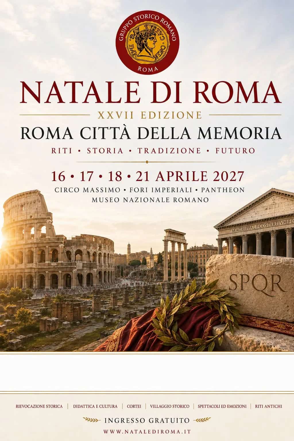 27ª Edizione Natale di Roma 2027
