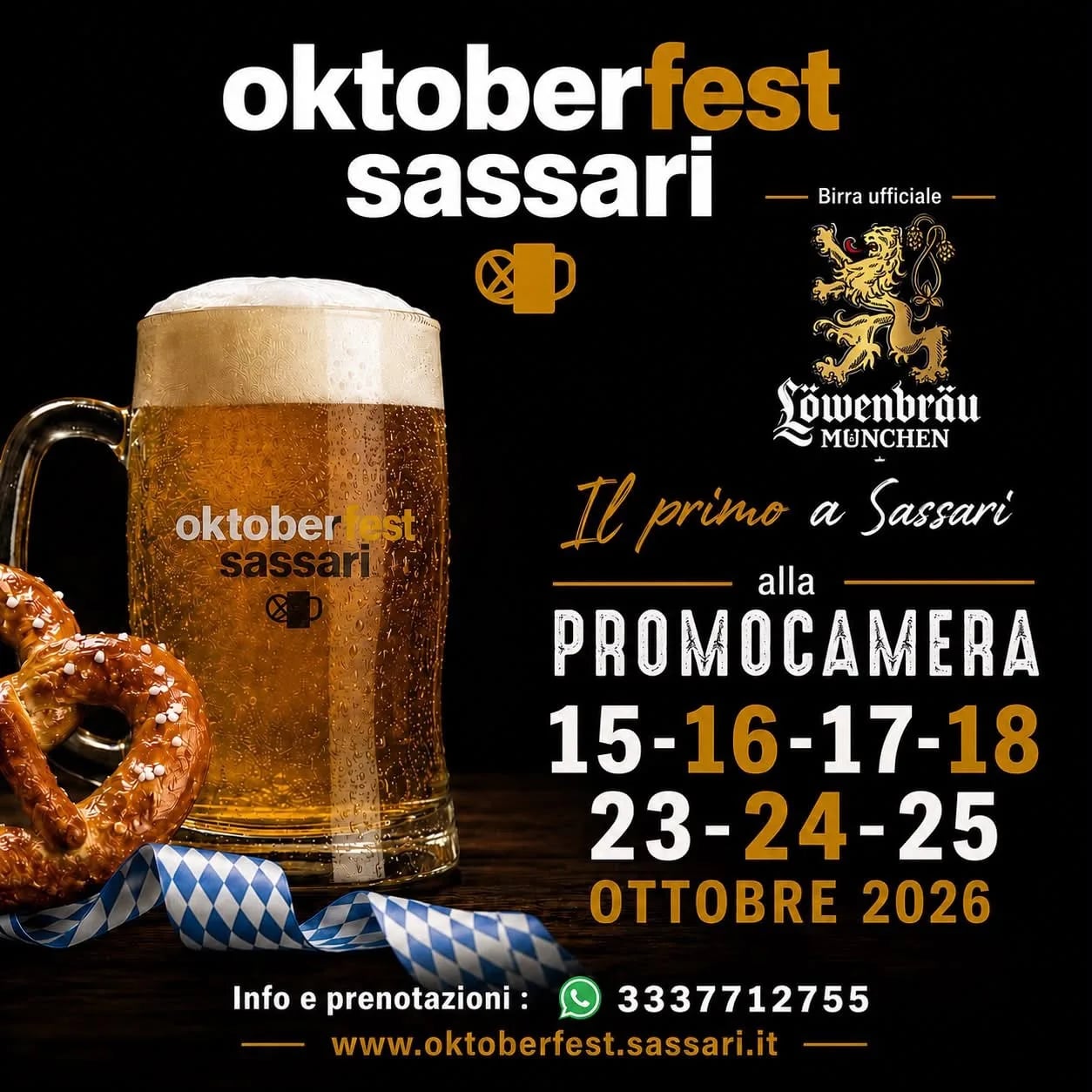 Locandina Oktoberfest Sassari 2026 a Sassari (Sassari)