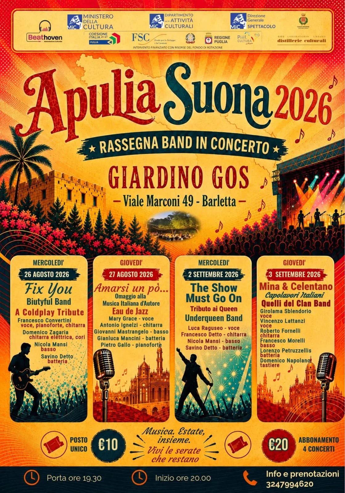 Locandina The Show Must Go On — Queen Tribute 2026 a Barletta (Barletta-andria-trani)