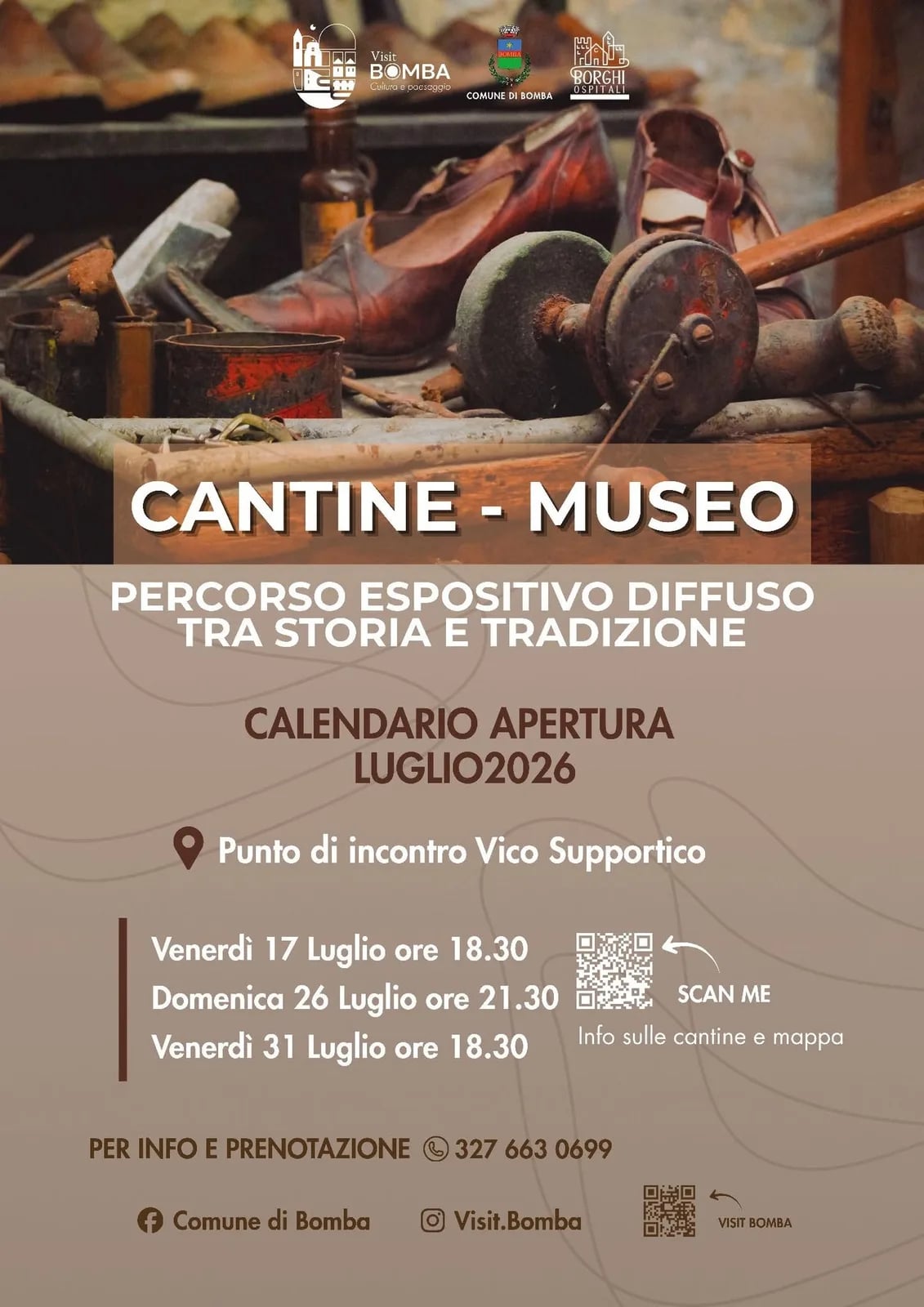 Cantine - Museo 2026 — Apertura 31 luglio