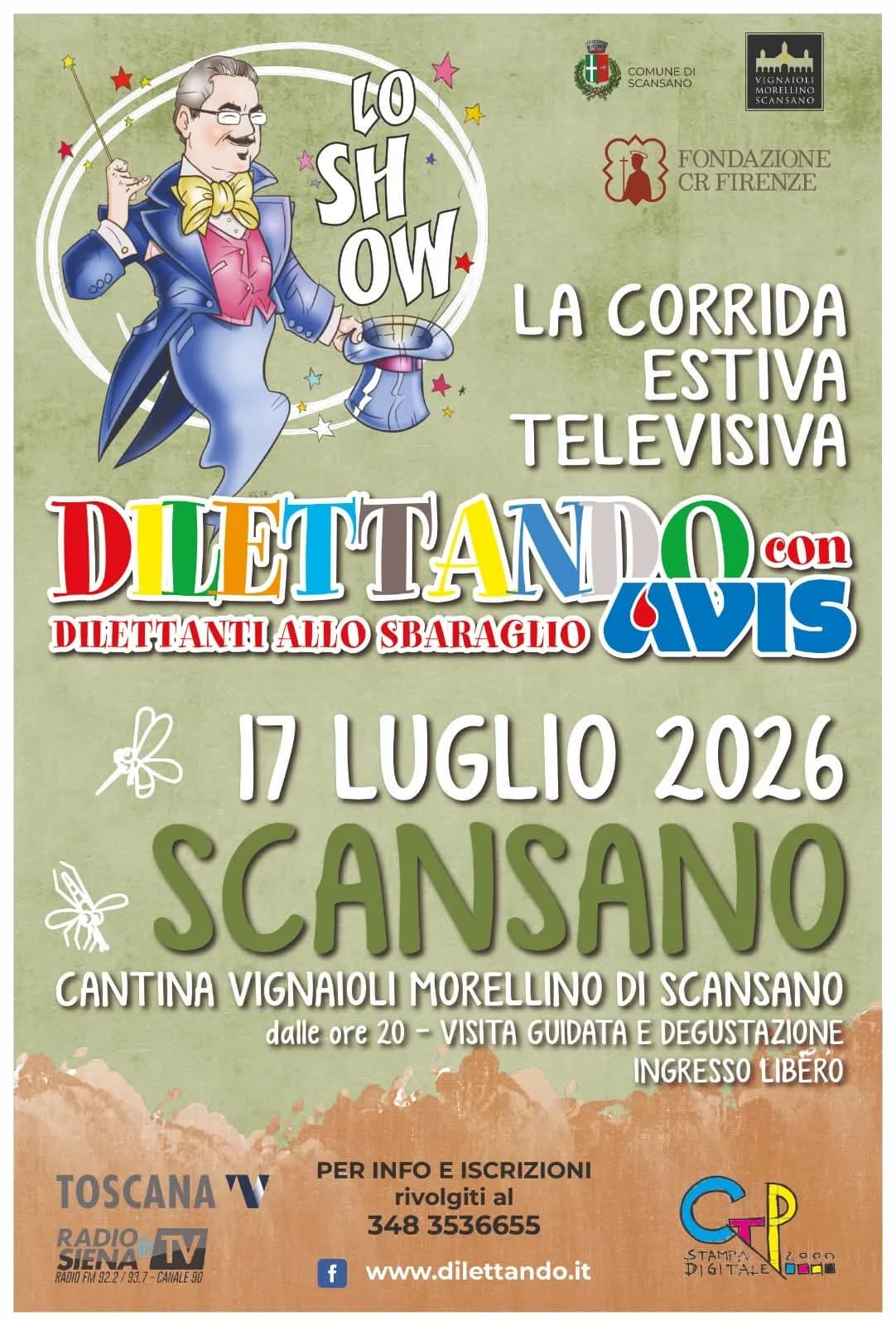 La Corrida Estiva Televisiva Dilettando con AVIS 2026