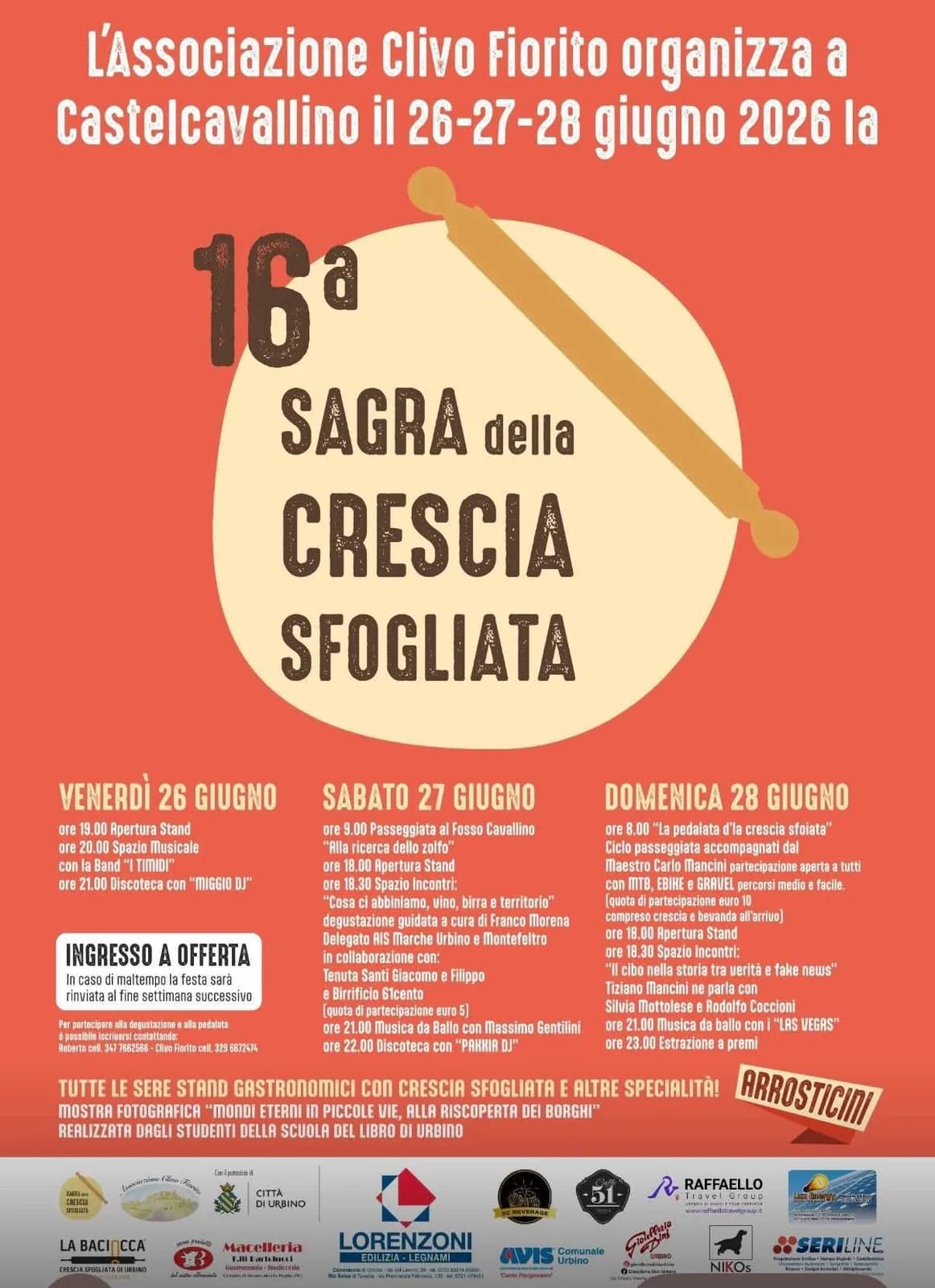 Sagra della Crescia Sfogliata 2026