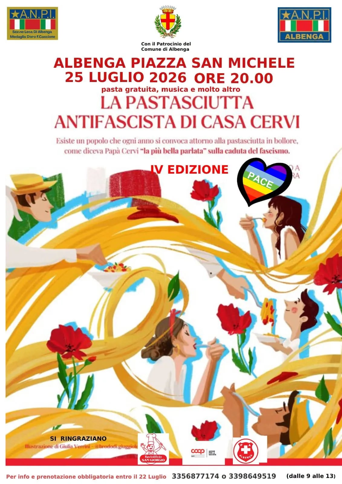 IV Edizione La Pastasciutta Antifascista di Casa Cervi 2026