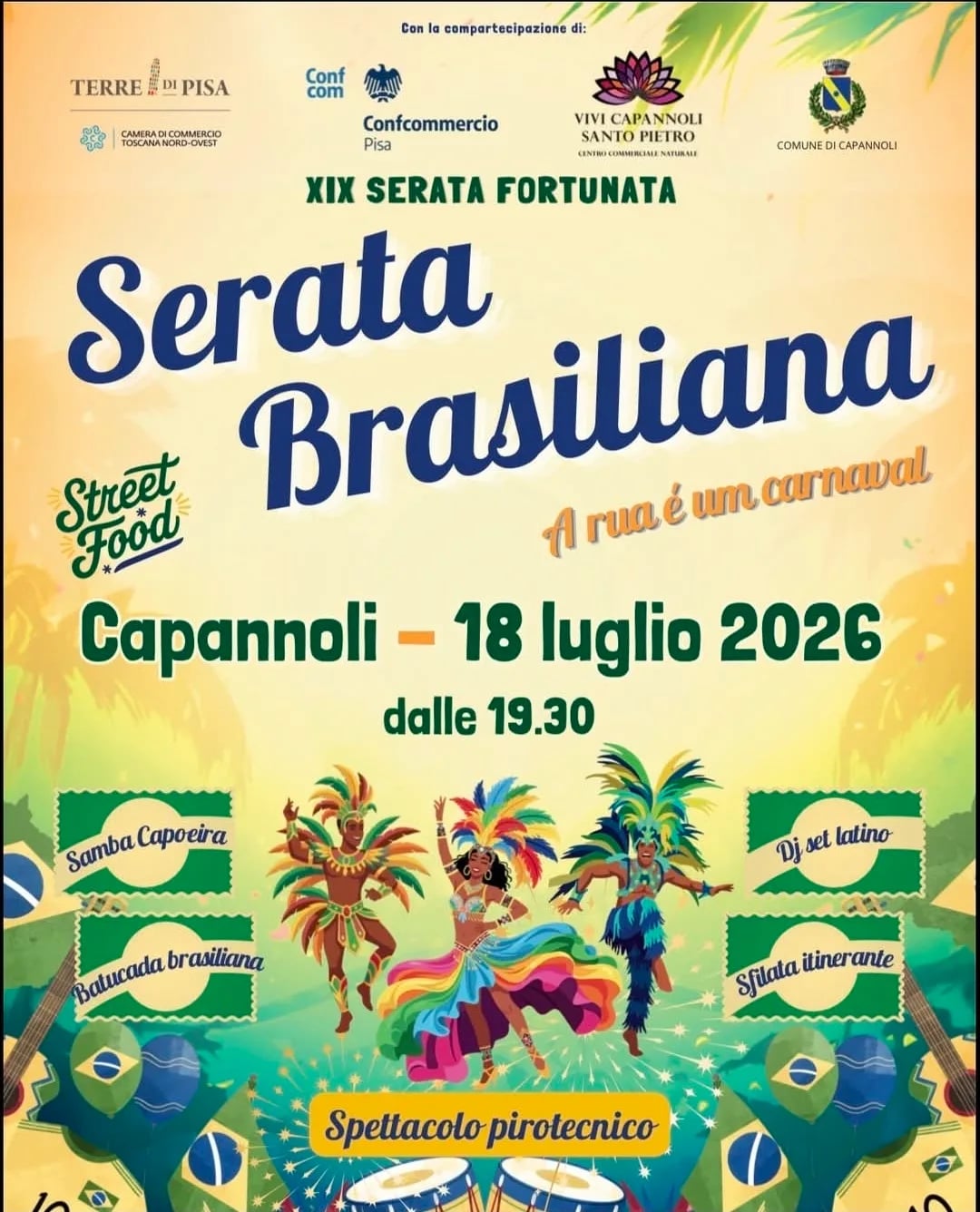 XIX Serata Fortunata - Serata Brasiliana 2026