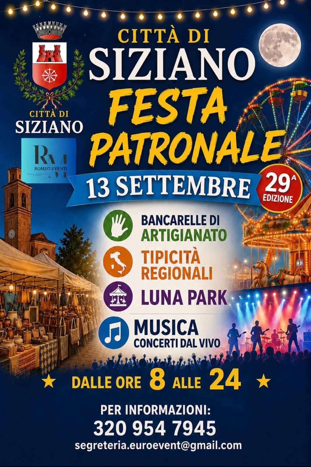 29ª Festa Patronale di Siziano 2026