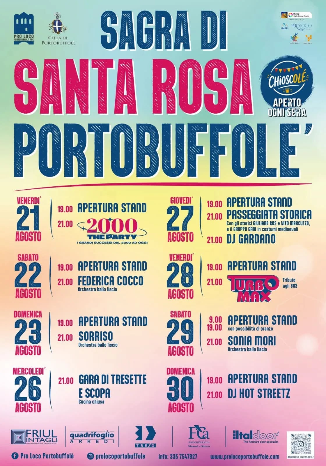 Passeggiata storica — Sagra di Santa Rosa 2026