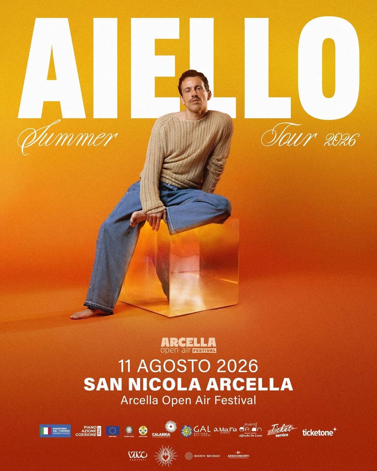 Aiello Summer Tour 2026 - Arcella Open Air Festival