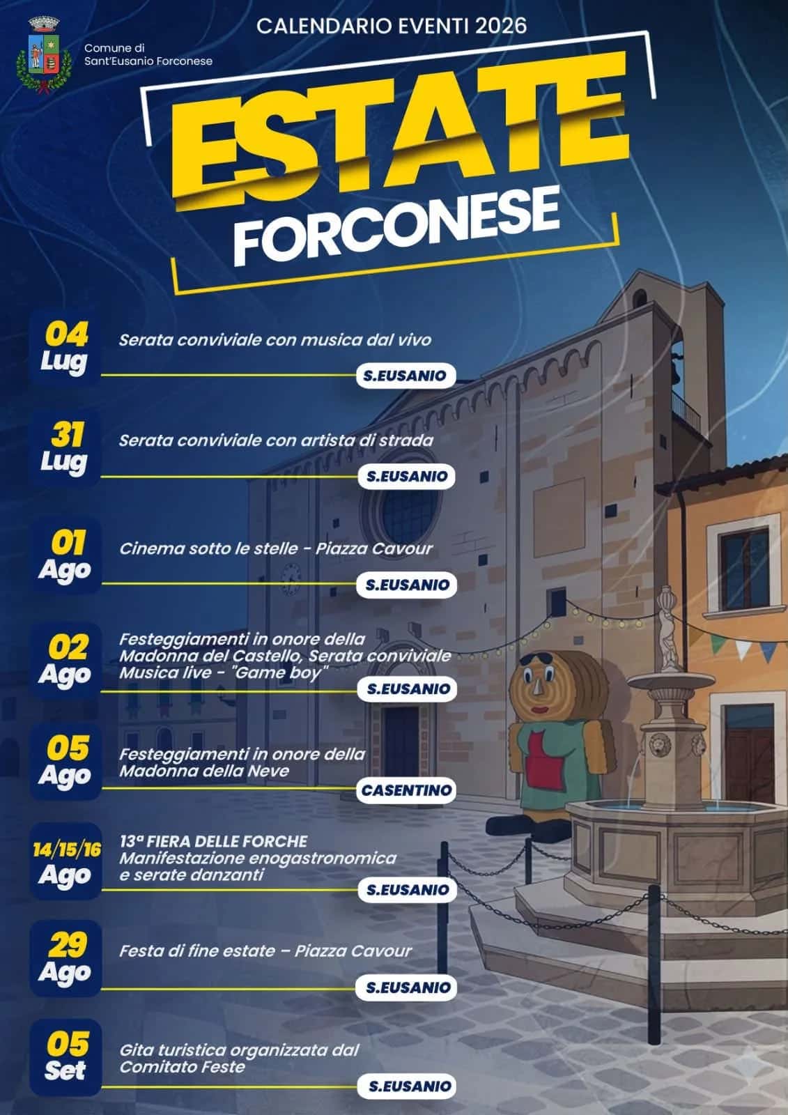 Estate Forconese 2026 - Serata conviviale con musica dal viv