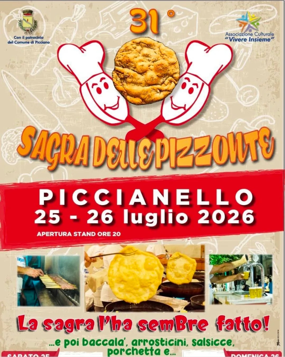 31ª Sagra delle Pizzotte 2026