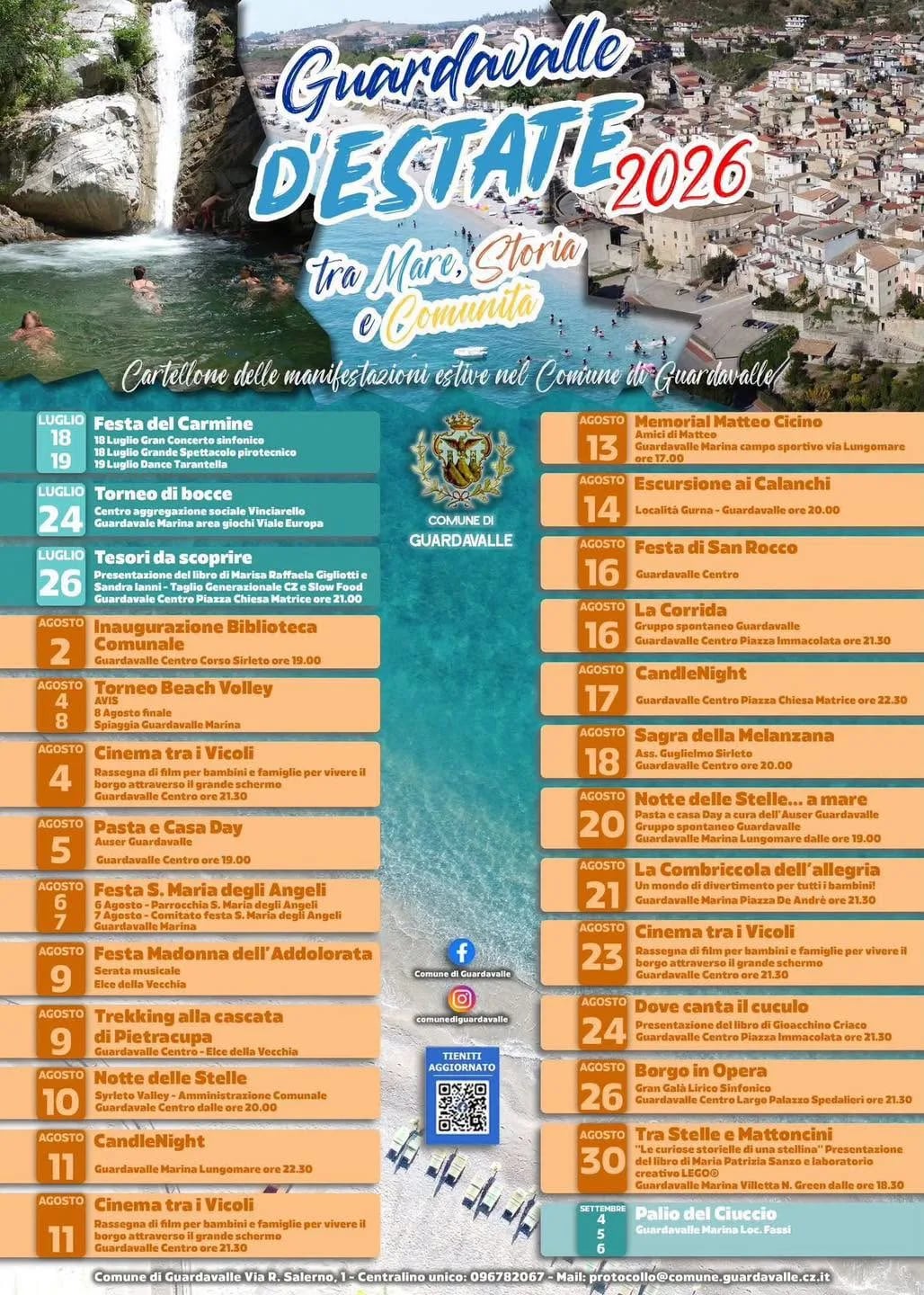 Locandina CandleNight 2026 (Piazza Chiesa Matrice) a Guardavalle (Catanzaro)