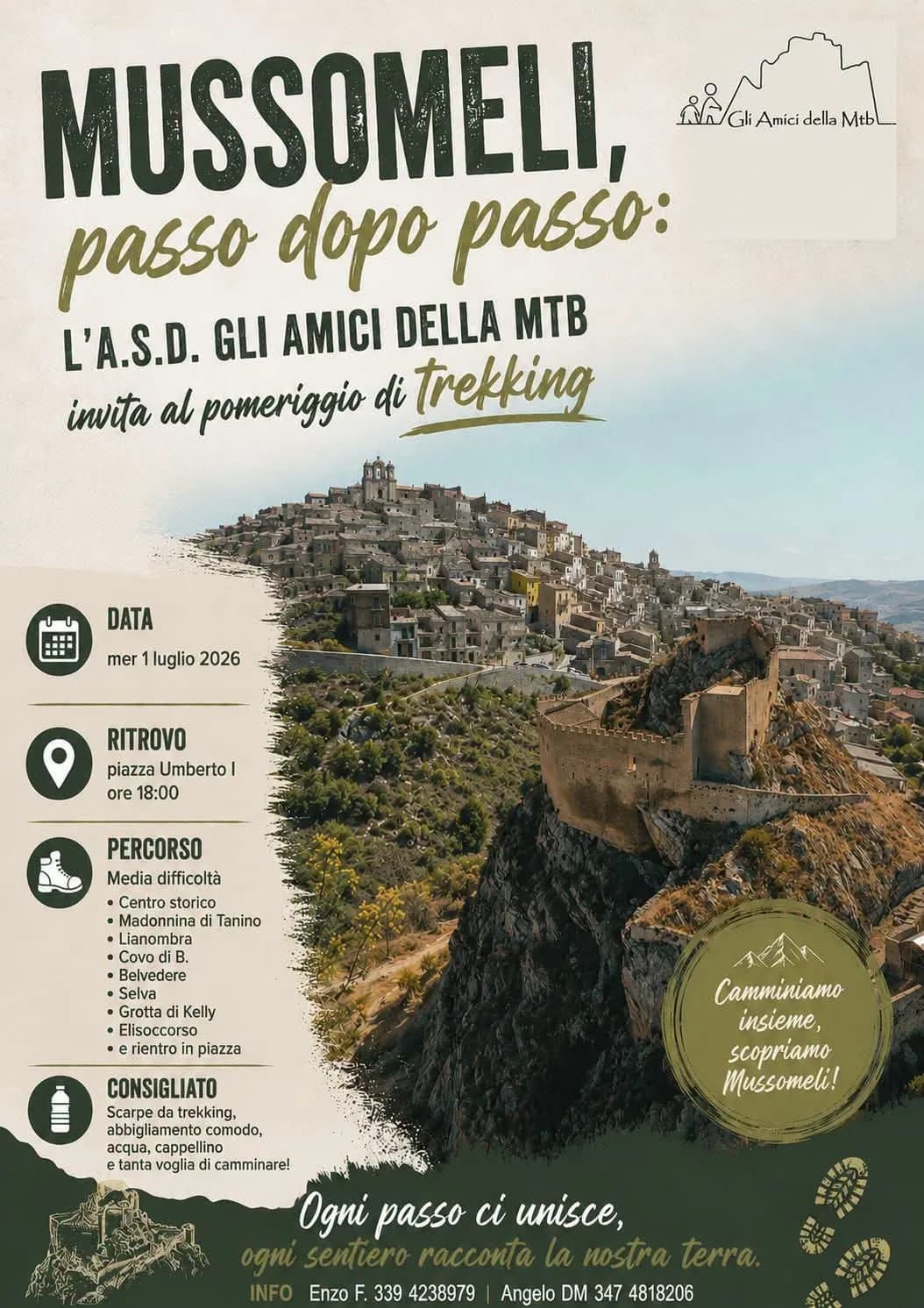 Trekking a Mussomeli 2026