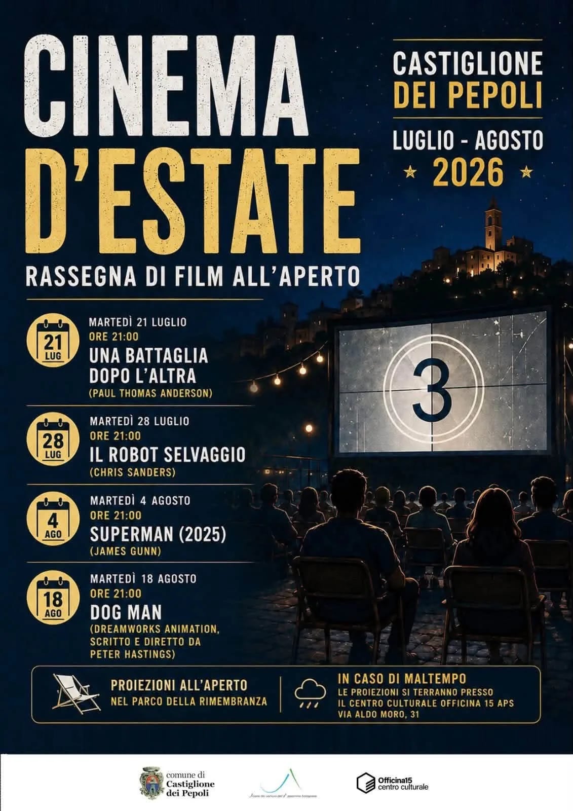 Cinema d'Estate: Il robot selvaggio 2026