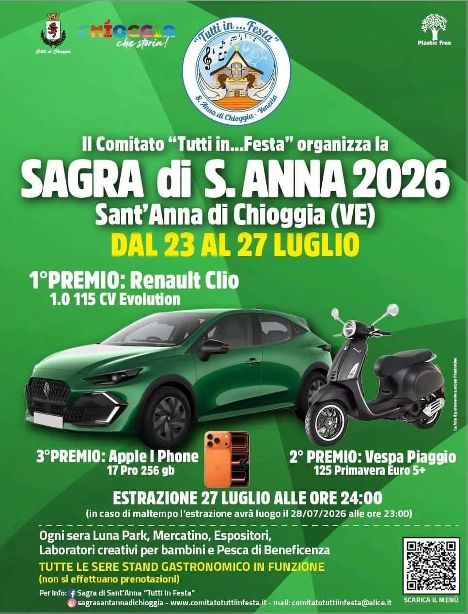Sagra di S. Anna 2026 a Sant'Anna di Chioggia