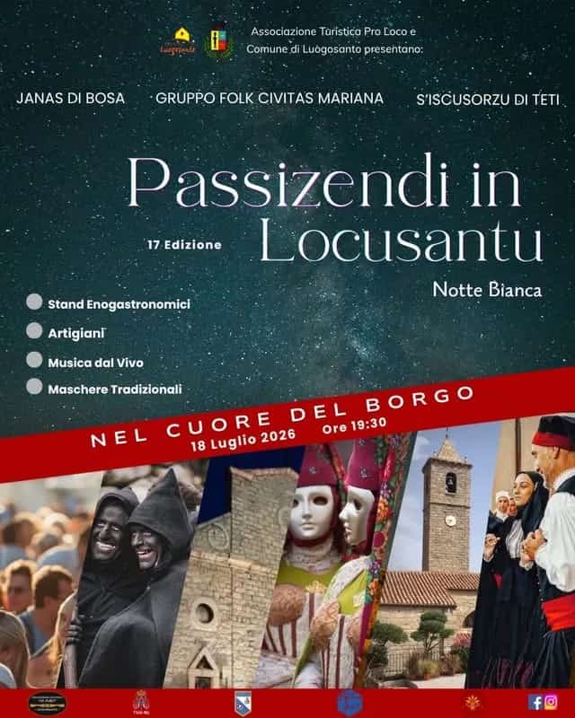 Passizzendi in Locusantu 17ª Edizione 2026