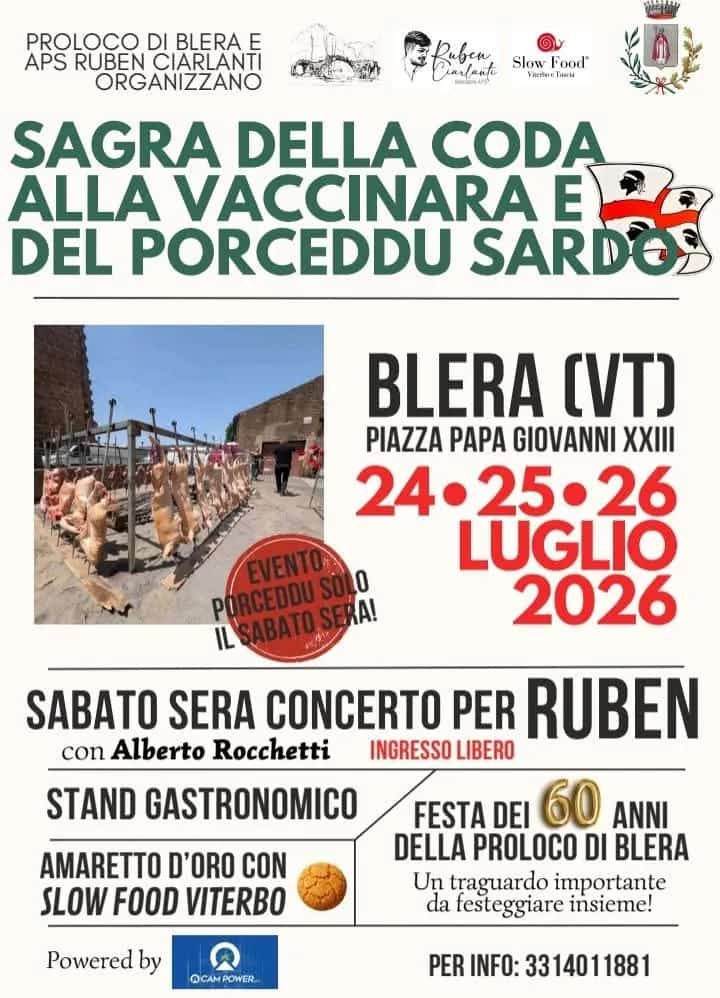 Sagra della Coda alla Vaccinara e del Porceddu Sardo 2026
