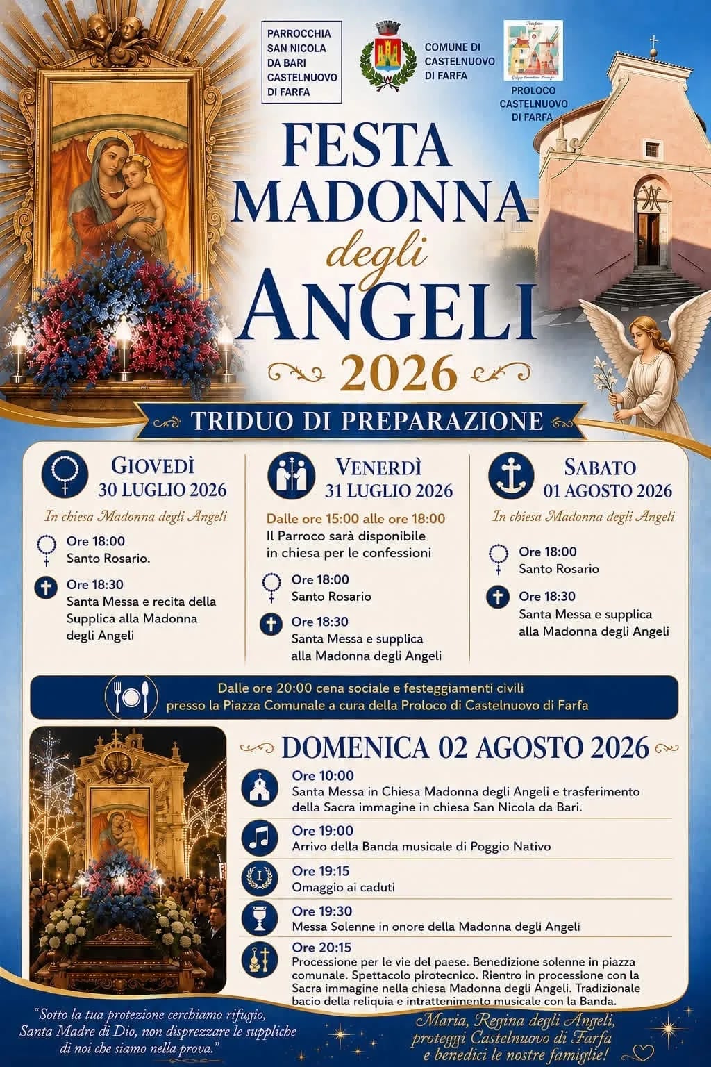 Festa Madonna degli Angeli 2026