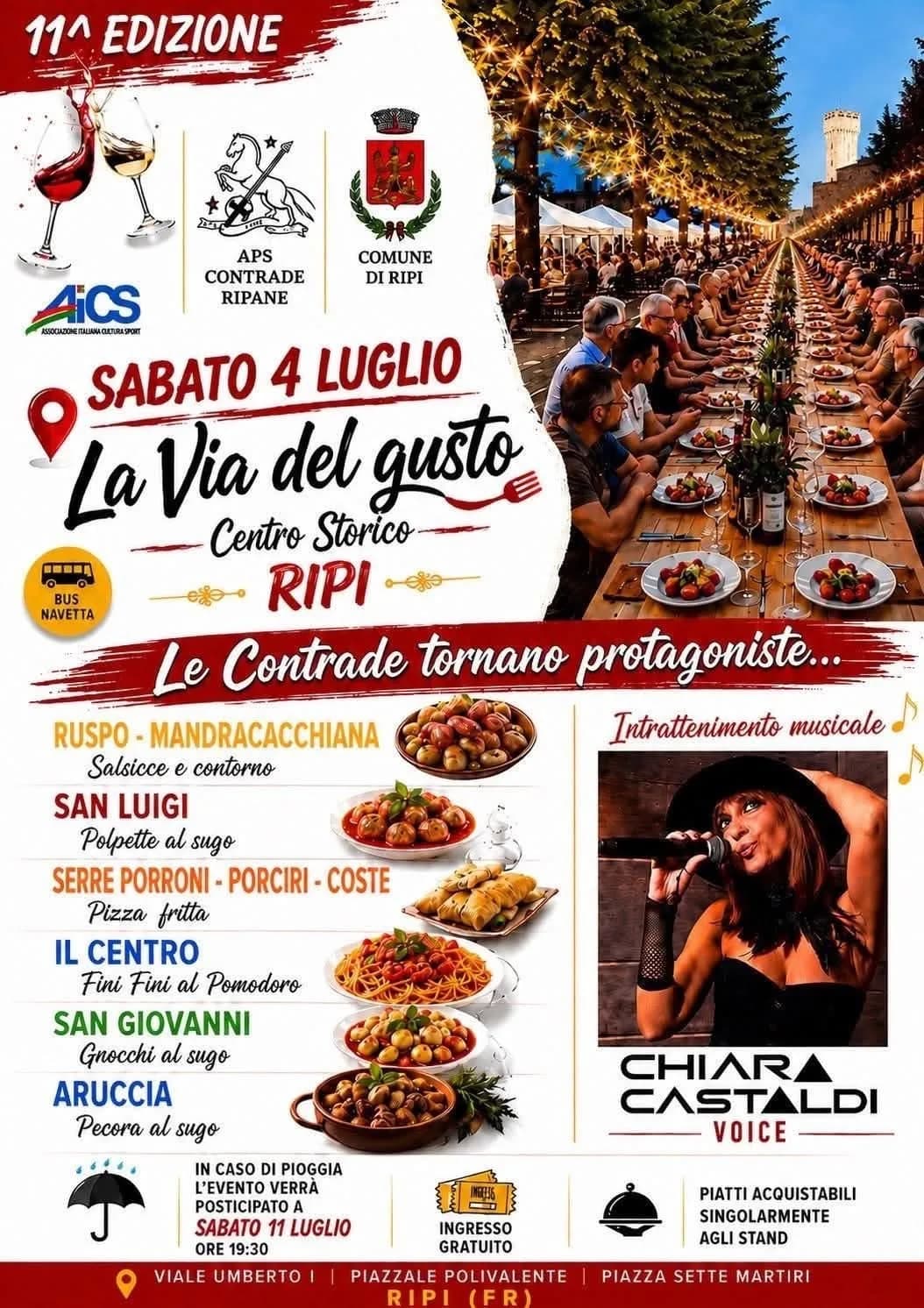 La Via del Gusto 2026