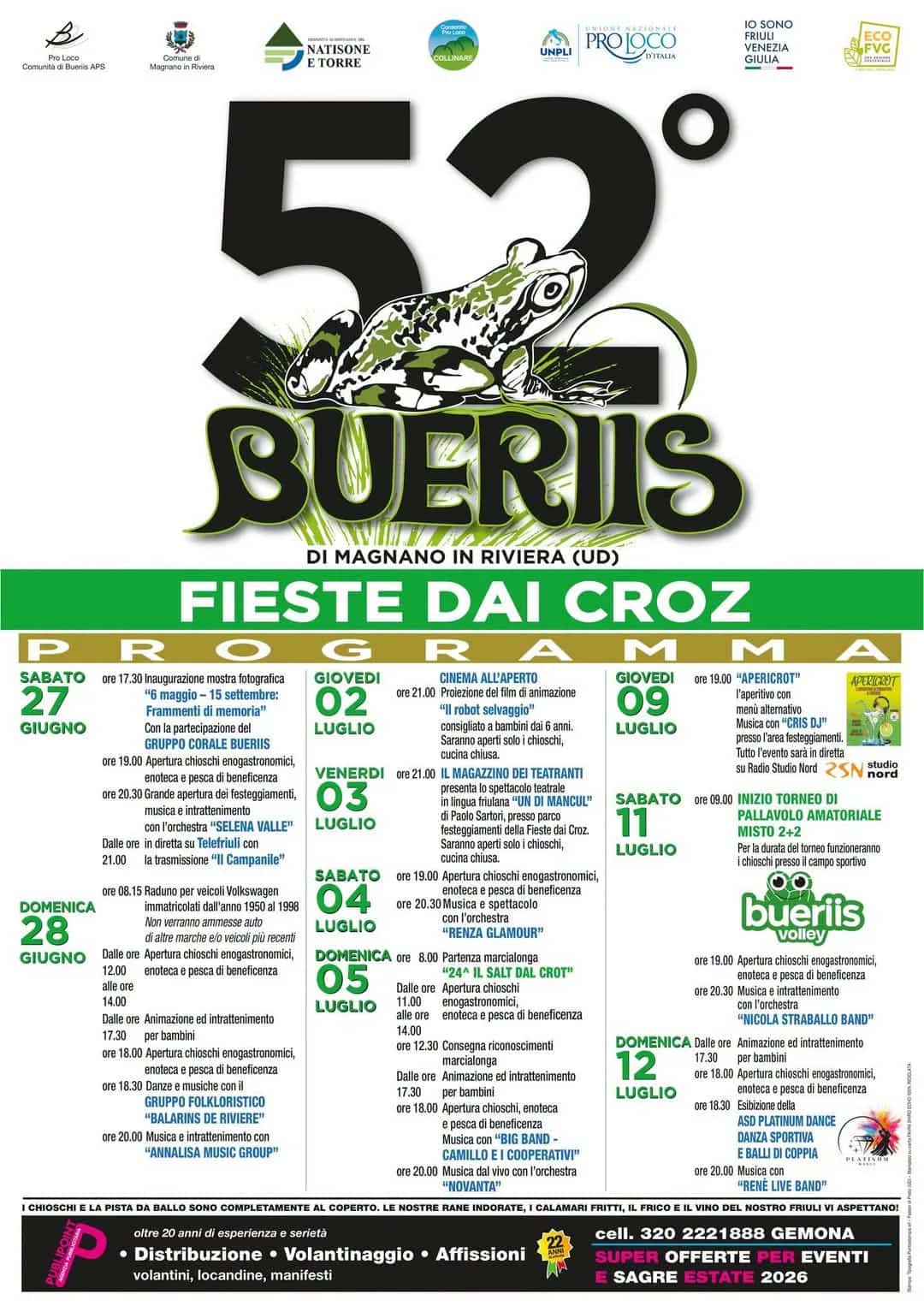 52ª Bueriis di Magnano in Riviera 2026