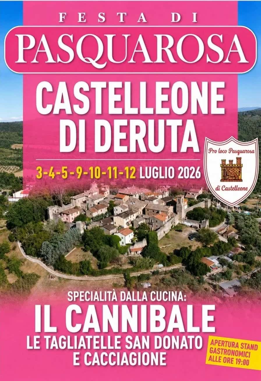 Festa di Pasquarosa 2026 a Castelleone di Deruta