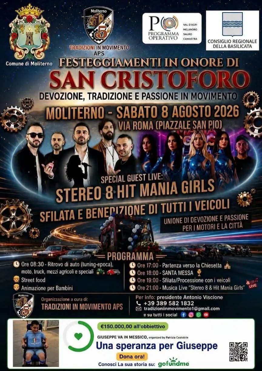 Festeggiamenti in Onore di San Cristoforo 2026