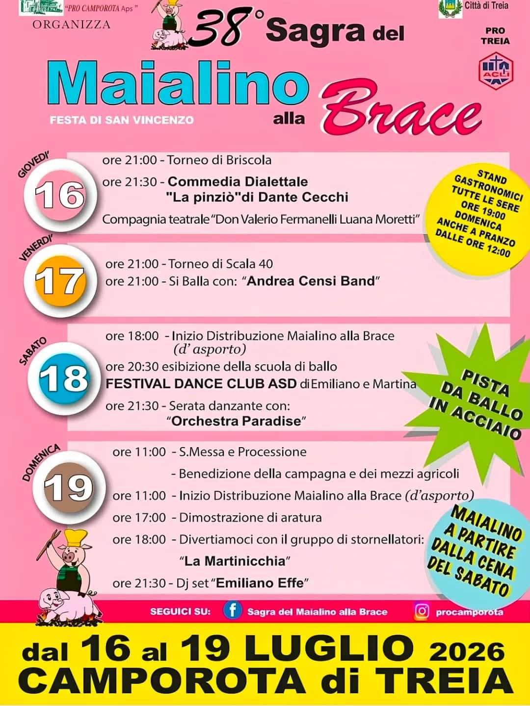 38ª Sagra del Maialino alla Brace 2026