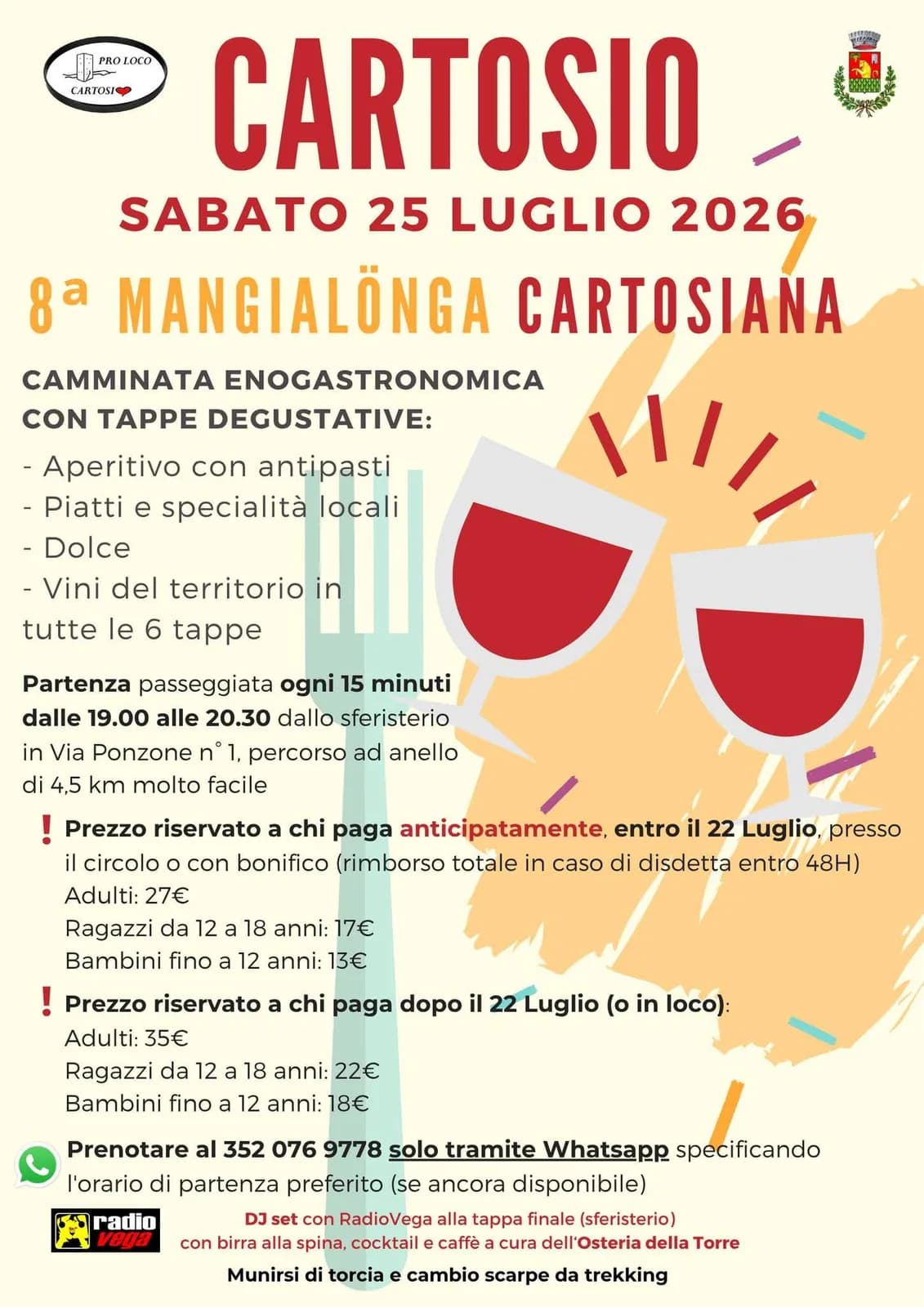 8ª Mangialönga Cartosiana 2026