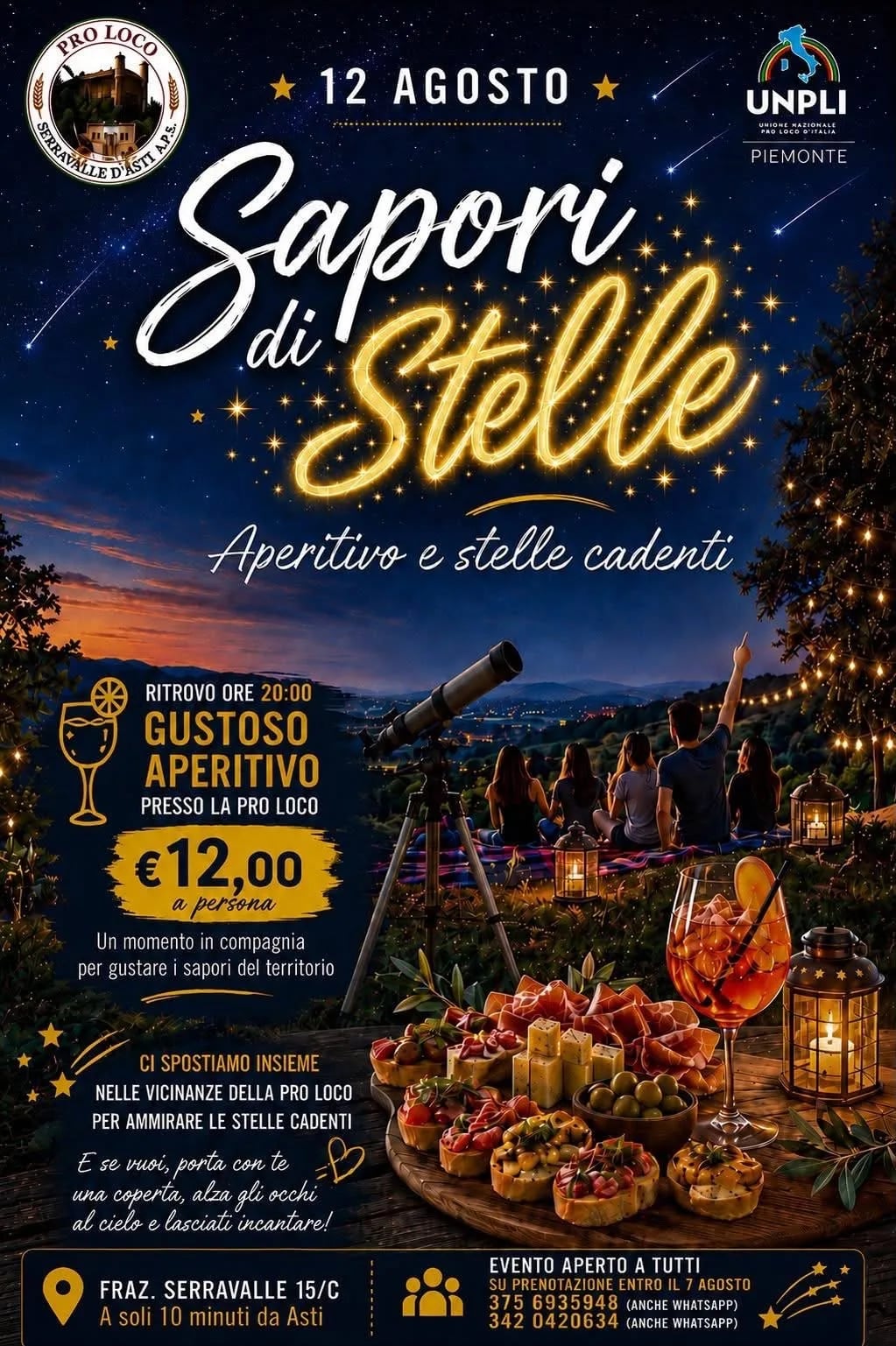 Locandina Sapori di Stelle 2026 a Asti (Asti)