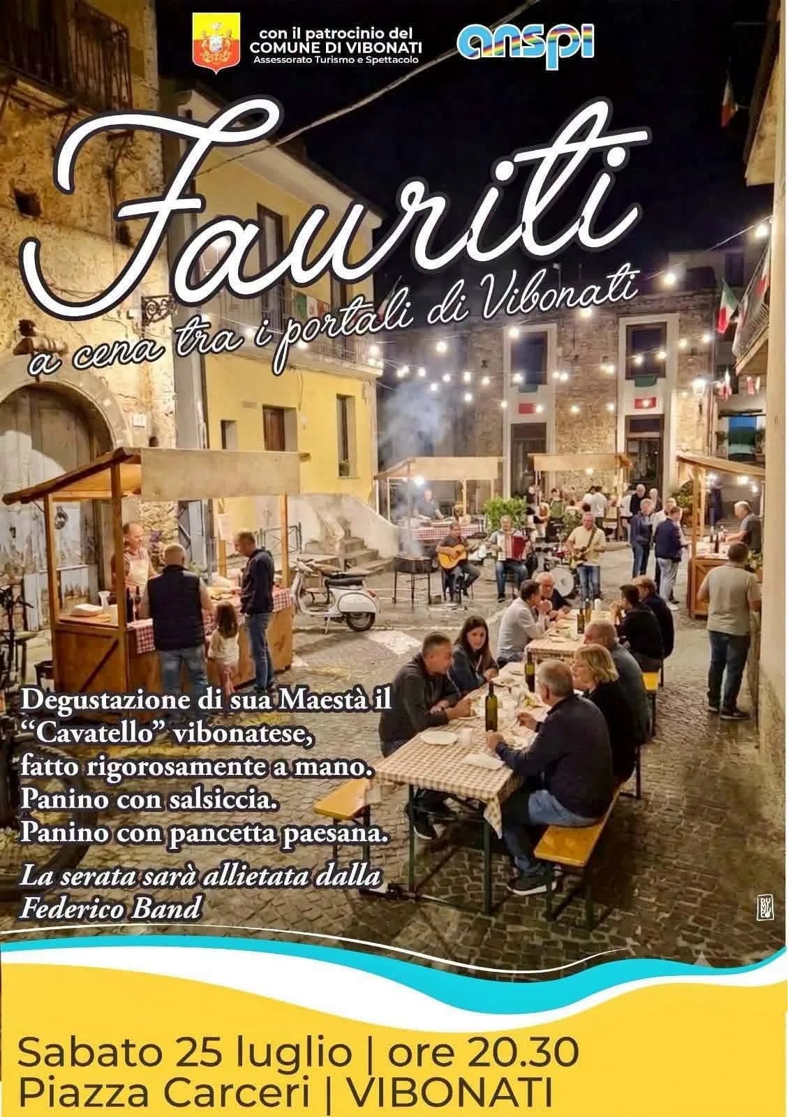 Fauriti a cena tra i portali di Vibonati 2026