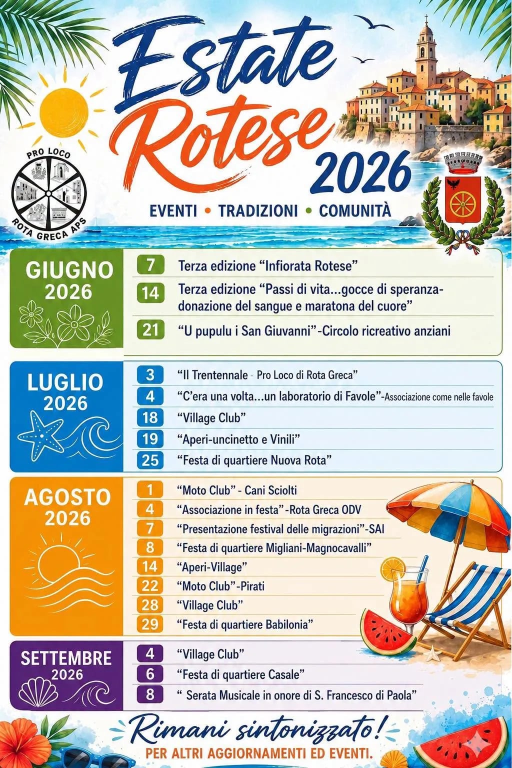Locandina Aperi-Village 2026 a Rota Greca (Cosenza)